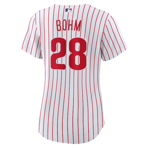 Alec Bohm Philadelphia Phillies Nike Women's Home Replica Jersey - White - Image 3
