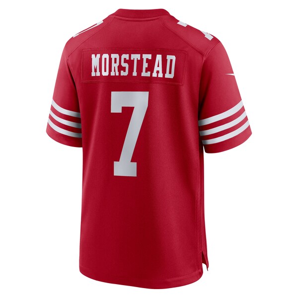 Thomas Morstead San Francisco 49ers Nike Team Game Jersey - Scarlet - Image 3