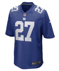 Alternative view of Jason Pinnock New York Giants Nike Game Player Jersey - Royal