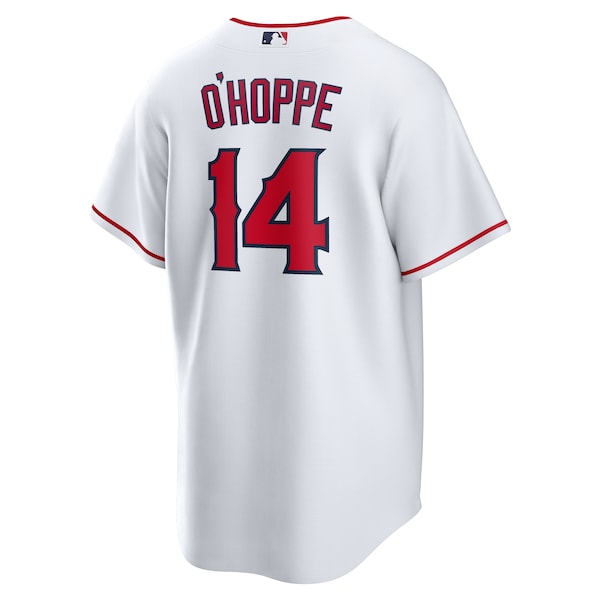 Logan O'Hoppe Los Angeles Angels Nike Home Replica Jersey - White - Image 3