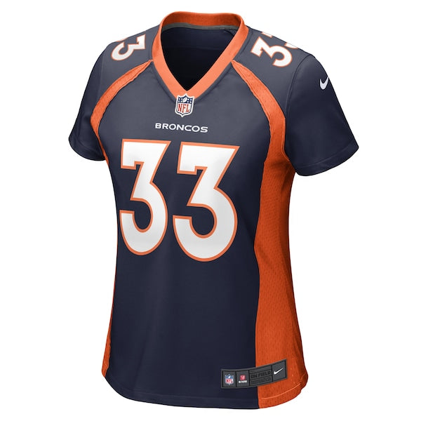 Javonte Williams Denver Broncos Nike Women's Home Game Player Jersey - Navy/Orange - Image 2