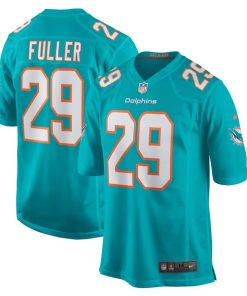 Alternative view of Kendall Fuller Miami Dolphins Nike  Game Jersey -  Aqua