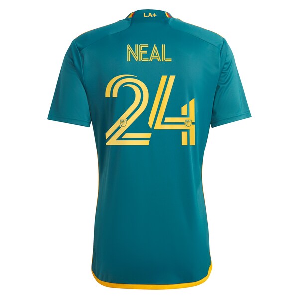 Jalen Neal LA Galaxy adidas 2024 LA Kit Replica Player Jersey - Green/White - Image 6