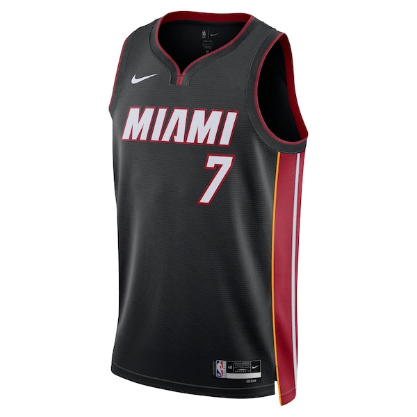 Kyle Lowry Miami Heat Nike Unisex Swingman Jersey - Icon Edition - Black - Image 2