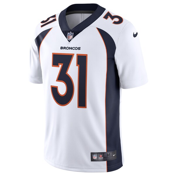 Justin Simmons Denver Broncos Nike Vapor Limited Jersey - White - Image 2