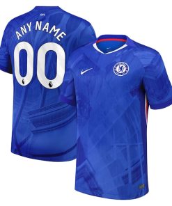 Chelsea Nike 2025/26 Home Replica Custom Jersey - Blue/Cream