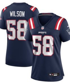 Jared Wilson New England Patriots Nike Women's Team Game Jersey -  Navy