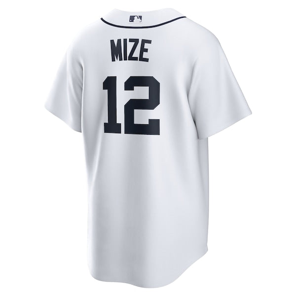 Casey Mize Detroit Tigers Nike Home Replica Jersey - White - Image 3