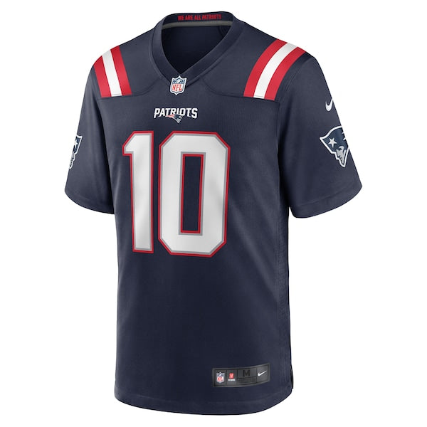 Drake Maye New England Patriots Nike 2024 NFL Draft First Round Pick Player Game Jersey - Navy - Image 2