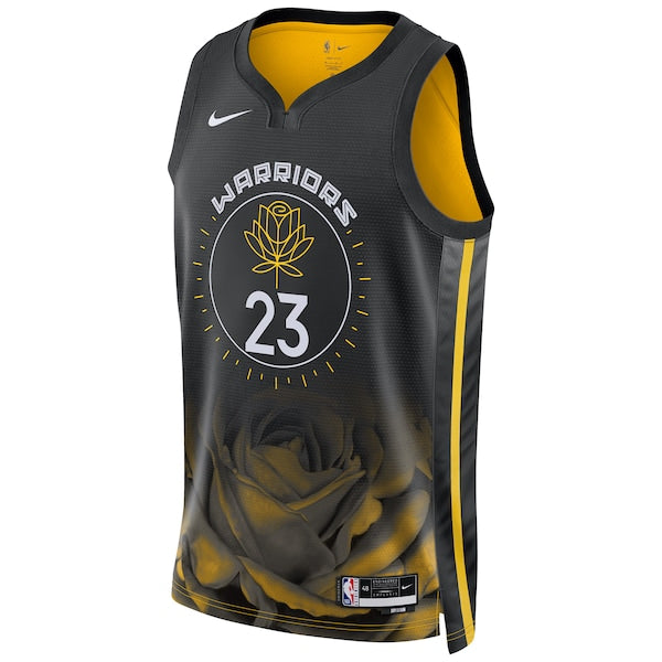 Draymond Green Golden State Warriors Nike Unisex 2022/23 Swingman Jersey - City Edition - Black - Image 2