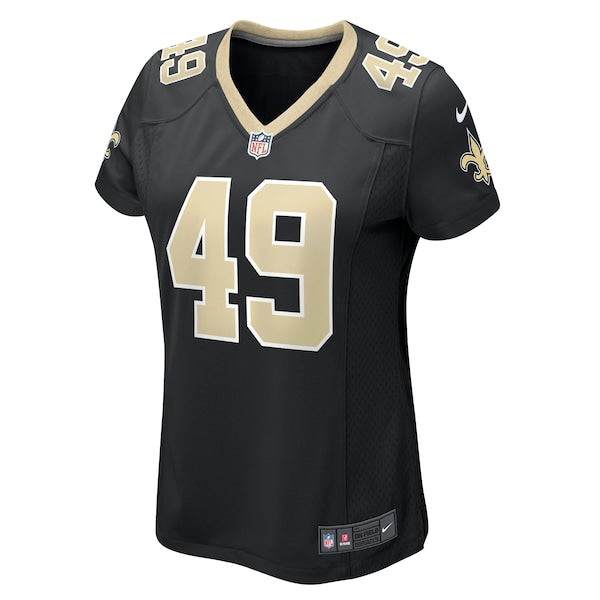 Zach Wood New Orleans Saints Nike Women's Game Jersey - Black - Image 2