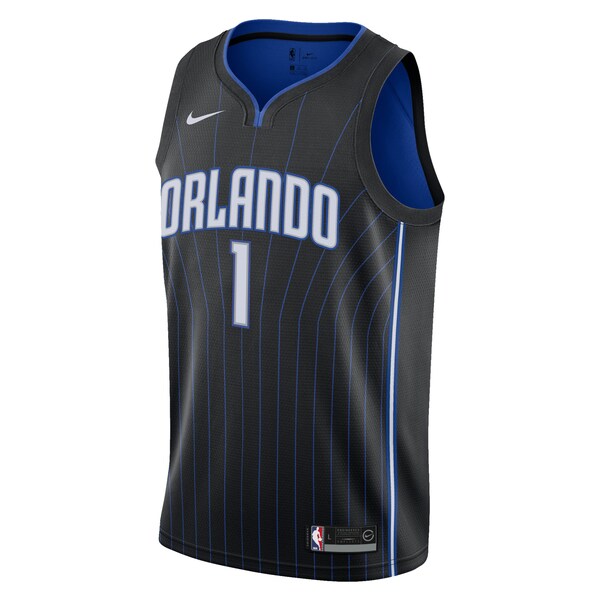 Jonathan Isaac Orlando Magic Nike Youth Swingman Jersey - Icon Edition - Black - Image 2