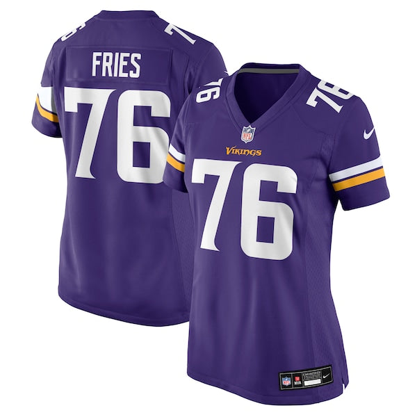 Will Fries Minnesota Vikings Nike Women's Team Game Jersey - Purple - Image 2
