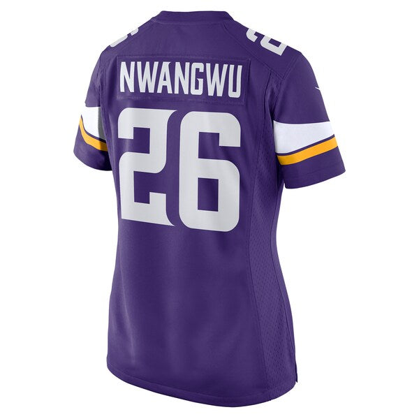 Kene Nwangwu Minnesota Vikings Nike Women's Game Jersey - Purple - Image 3