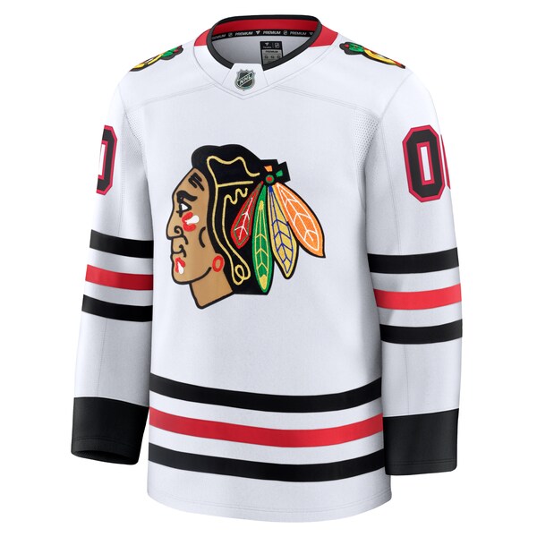 Chicago Blackhawks Away Premium Custom Jersey - White/Red - Image 4