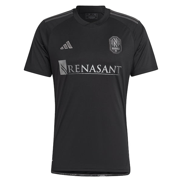 Tyler Boyd Nashville SC adidas 2024 Man In Black Kit Replica Player Jersey - Black/Yellow - Image 3