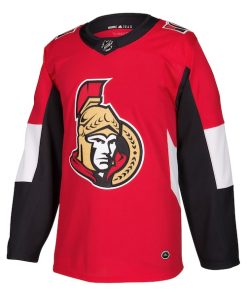Alternative view of Ottawa Senators adidas Home Authentic Blank Jersey - Red