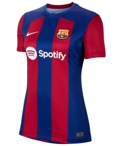 Alternative view of Frenkie de Jong Barcelona Nike Women's 2023/24 Home Replica Jersey - Royal