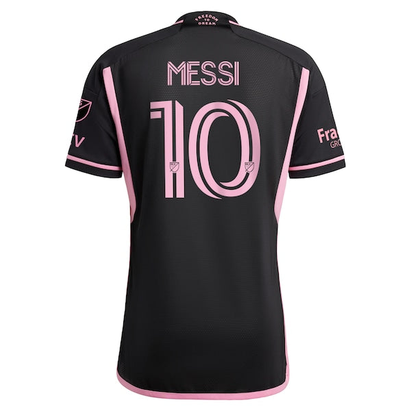 Lionel Messi Inter Miami CF adidas 2024 La Noche Authentic Player Jersey - Black - Image 3
