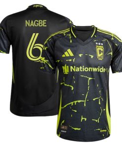 Darlington Nagbe Columbus Crew adidas 2025 The Goosebumps Kit Authentic Player Jersey - Black