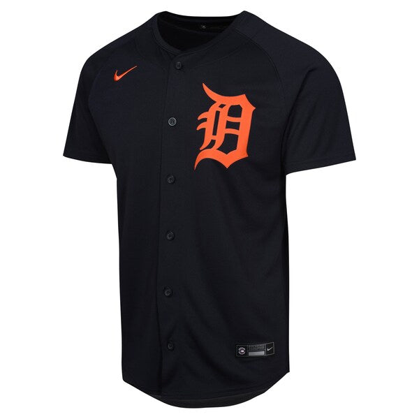Detroit Tigers Nike Youth Alternate Limited Jersey - Navy - Image 2