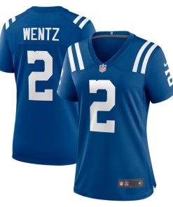 Carson Wentz Indianapolis Colts Nike Women's Game Jersey - Royal/White