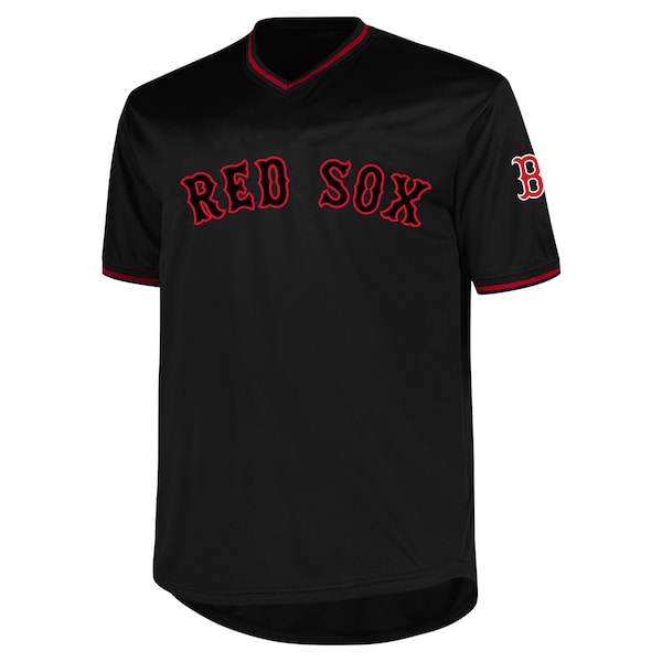 Boston Red Sox Profile Big & Tall Pop Fashion Jersey - Black - Image 2