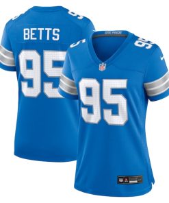 Mathieu Betts Detroit Lions Nike Women's Game Jersey -  Blue