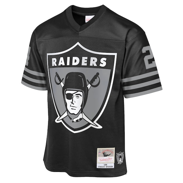 Charles Woodson Las Vegas Raiders 1998 Throwback Fashion Jersey - Black - Image 2