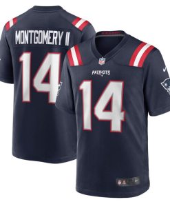 Ty Montgomery New England Patriots Nike Game Jersey - Navy