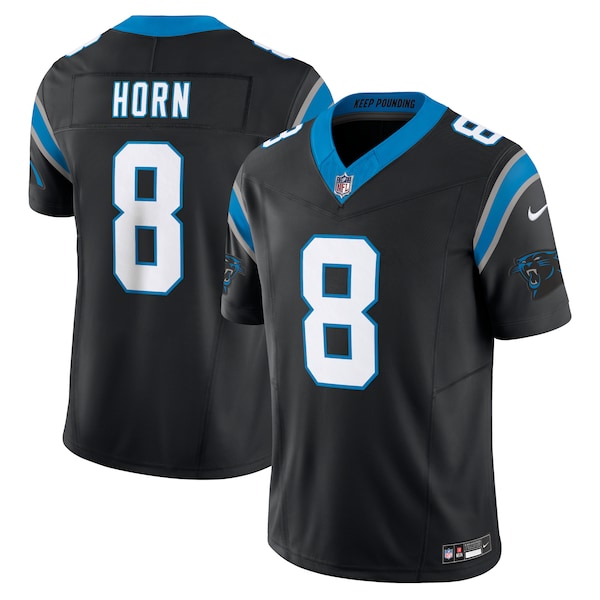 Jaycee Horn Carolina Panthers Nike Vapor F.U.S.E. Limited Jersey - Black/Blue - Image 2