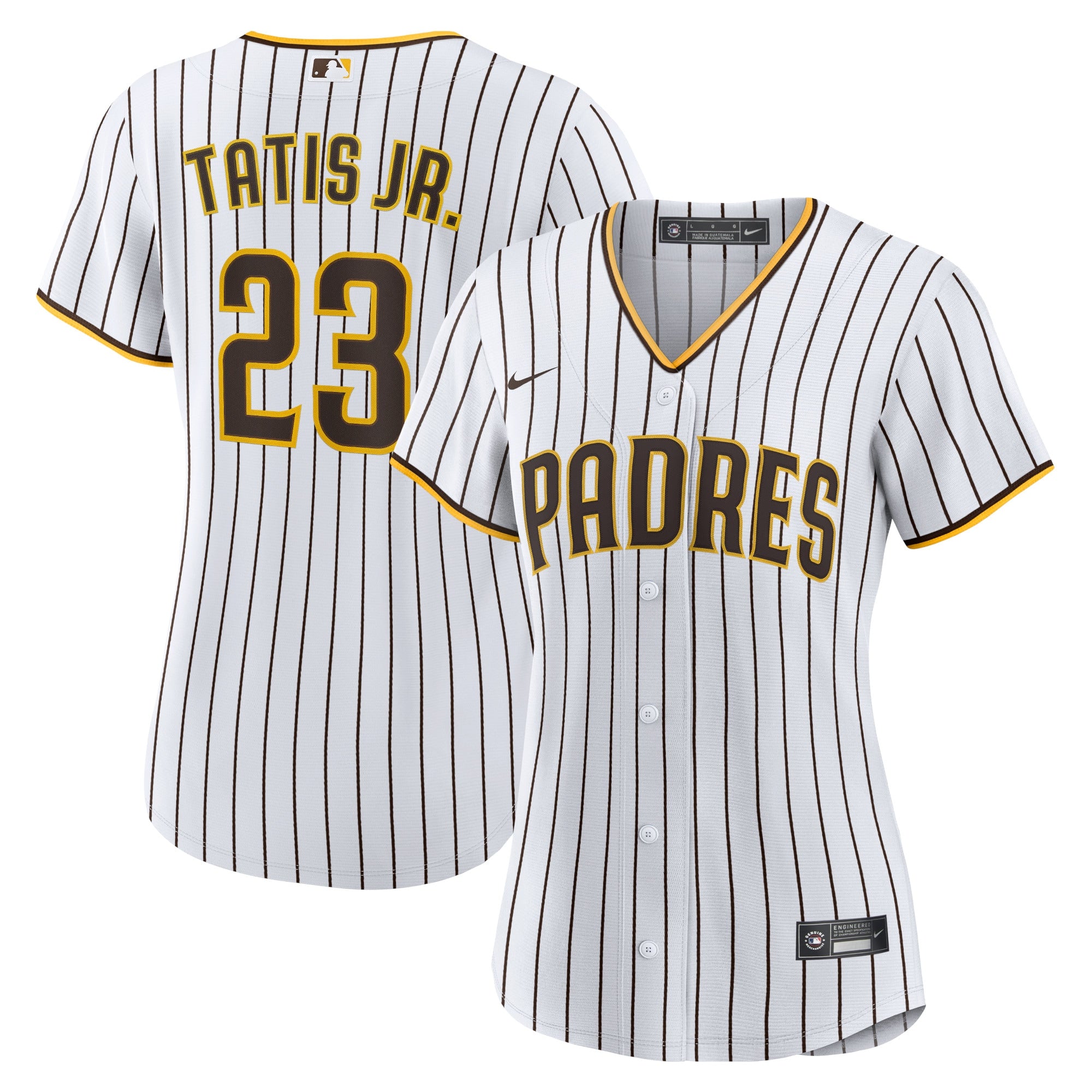 Fernando Tat¨ªs Jr. San Diego Padres Nike Women's Home Replica Player Jersey - White/Brown - Image 5