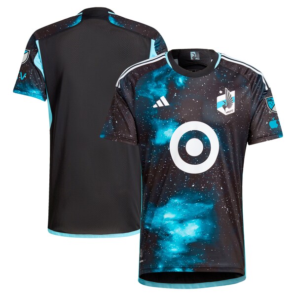 Minnesota United FC adidas 2024 Starry Night Authentic Jersey - Black - Image 2
