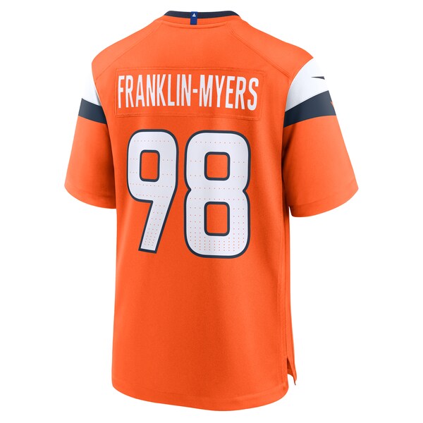 John Franklin-Myers Denver Broncos Nike Team Game Jersey - Orange - Image 3