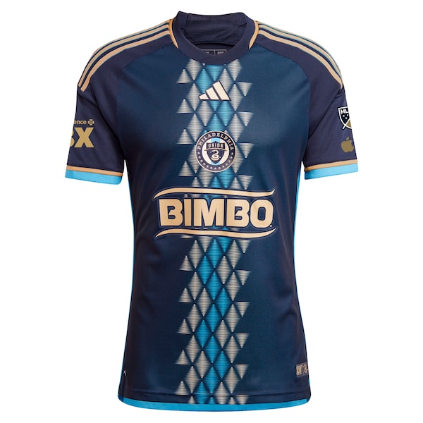 Philadelphia Union adidas 2024 Primary Authentic Custom Jersey - Navy - Image 2