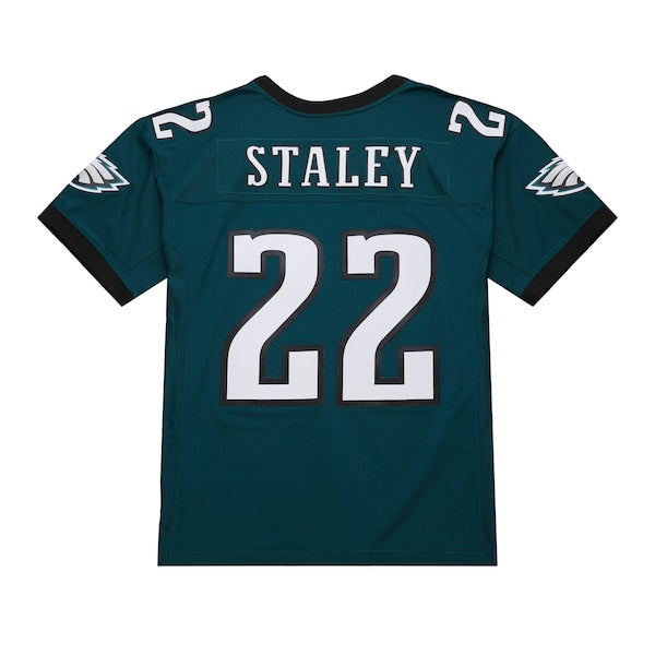 Duce Staley Philadelphia Eagles 2002 Legacy Replica Jersey - Midnight Green - Image 3