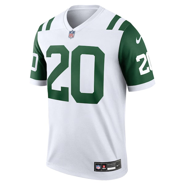 Breece Hall New York Jets Nike Classic Alternate Legend Jersey - White - Image 3