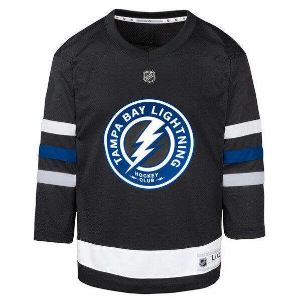 Nikita Kucherov Tampa Bay Lightning Youth Alternate Replica Player Jersey - Black - Image 2