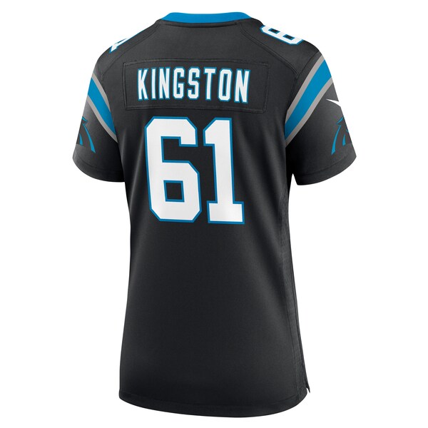 Jarrett Kingston Carolina Panthers Nike Women's Game Jersey - Black - Image 3