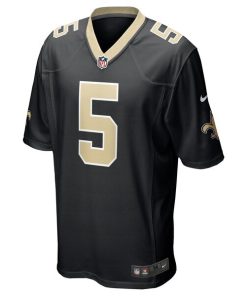 Alternative view of Will Harris New Orleans Saints Nike  Game Jersey -  Black