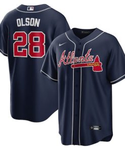 Matt Olson Atlanta Braves Nike Big & Tall Alternate Replica Player Jersey - Navy