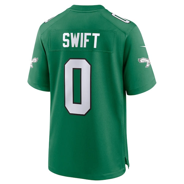 D'Andre Swift Philadelphia Eagles Nike Youth Game Jersey - Kelly Green - Image 2