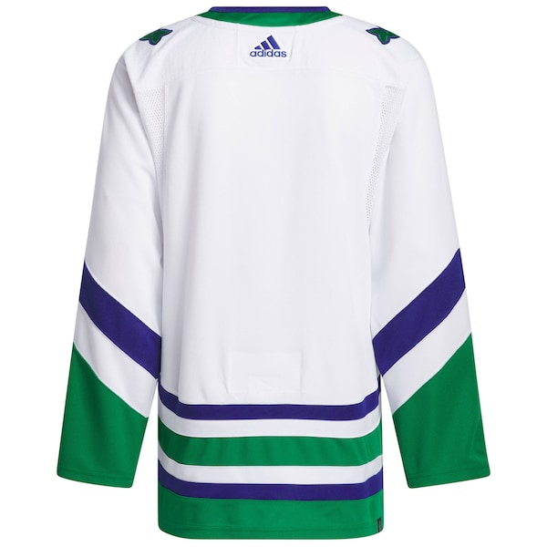 Carolina Hurricanes adidas Whalers Primegreen Authentic Jersey - White - Image 3