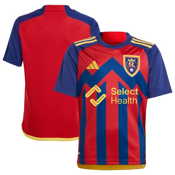 Real Salt Lake adidas Youth 2024 Peak Utah Replica Jersey?ยจC Red