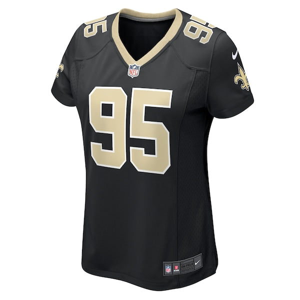 John Ridgeway III New Orleans Saints Nike Women's Game Jersey - Black - Image 3