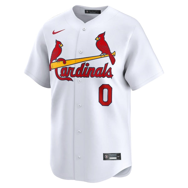 Masyn Winn St. Louis Cardinals Nike Home Limited Player Jersey - White/Gray - Image 3