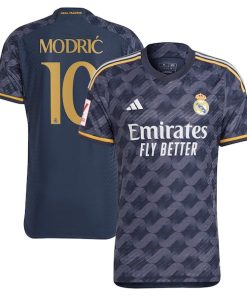 Luka Modric Los Merengues adidas 2023/24 Away Authentic Player Jersey - Navy/White