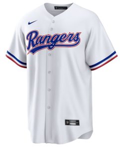 Alternative view of Max Scherzer Texas Rangers Nike Home Replica Player Jersey - White
