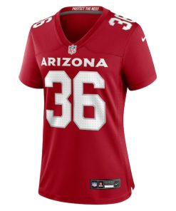 Alternative view of Kitan Crawford Arizona Cardinals Nike Women's Team Game Jersey -  Cardinal
