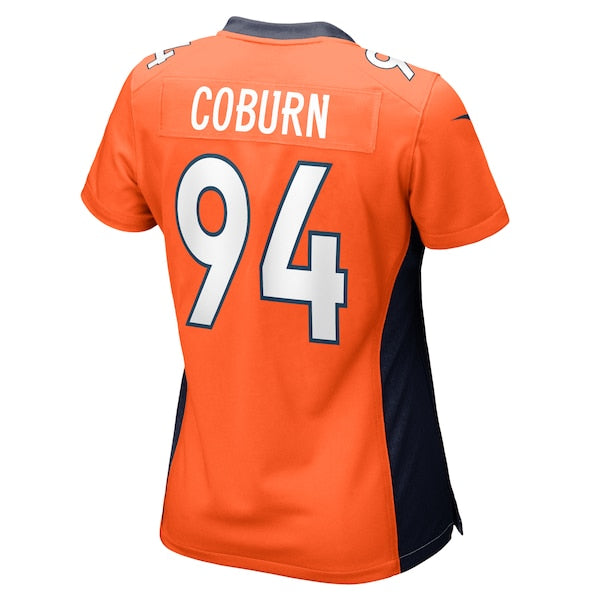 Keondre Coburn Denver Broncos Nike Women's Game Jersey - Orange - Image 3